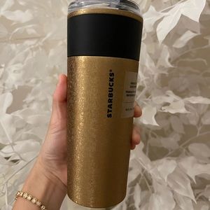 Starbucks gold insulated hot or cold tumbler